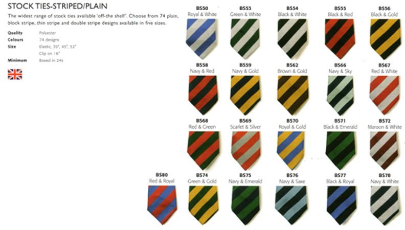 Broad Striped Ties