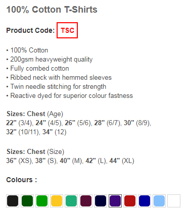 100% Cotton Round Neck T-Shirts