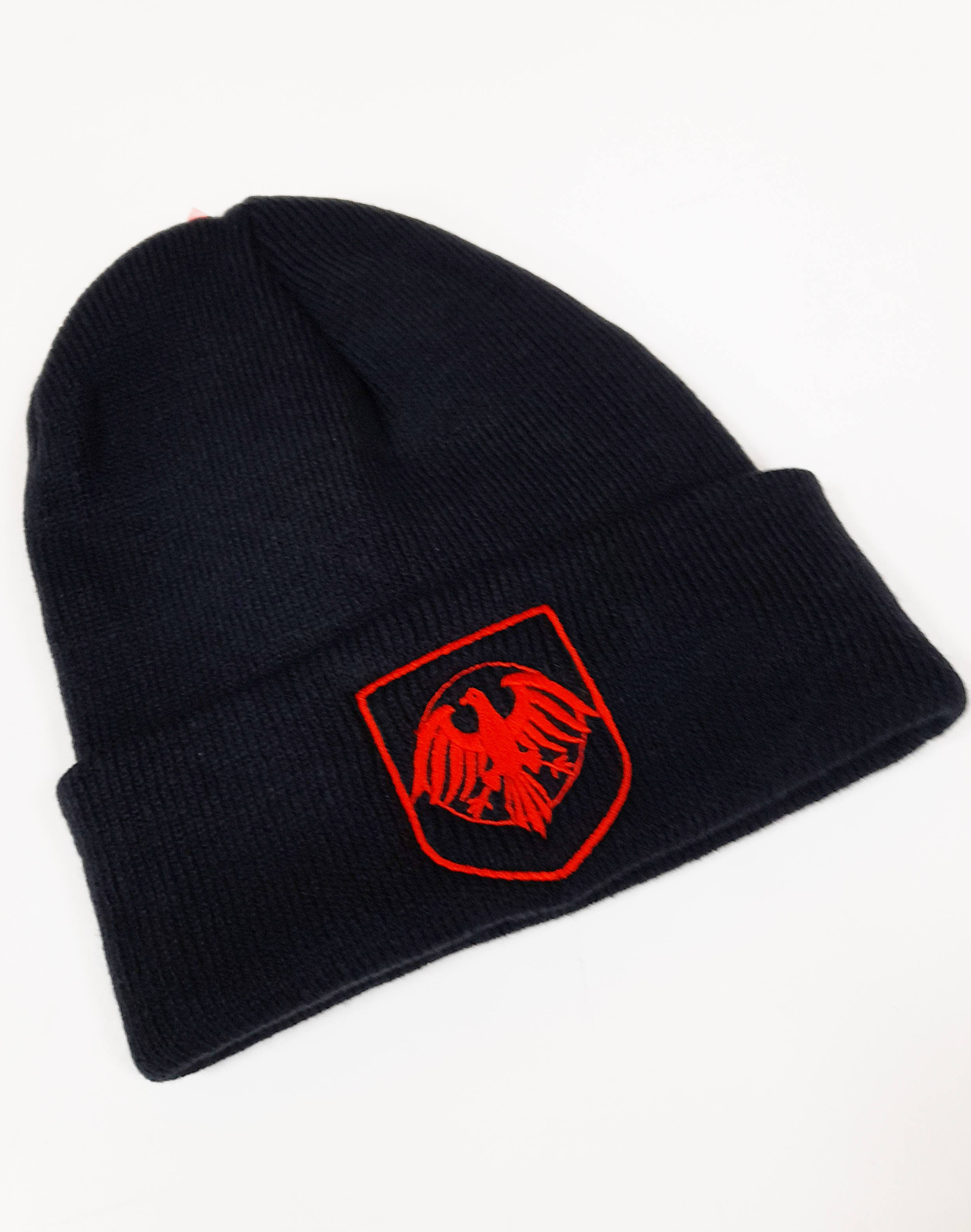 Westfield School Knitted Hat (Navy With Logo)