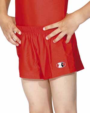 BOYS'/MEN'S GYMNASTICS SHINY NYLON LYCRA SHORTS